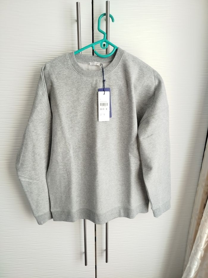 Sweat mixte gris Cyrillus taille 1 neuf