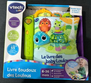 Livre Toudoux des loulous Vtech baby neuf