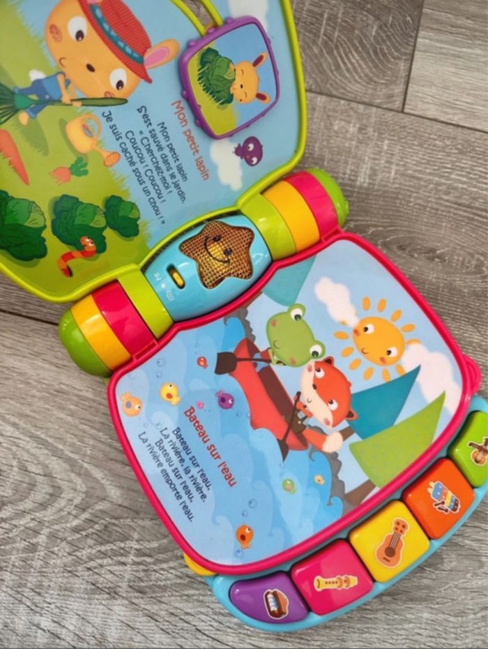 Vtech do ré mi mon super livre enchanté - photo numéro 2