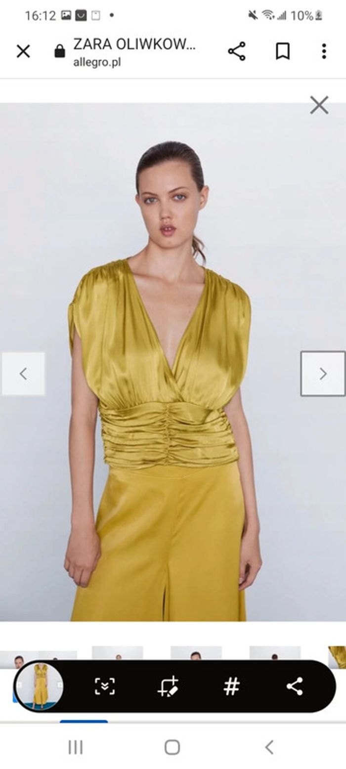 Top satin froncé - photo numéro 6