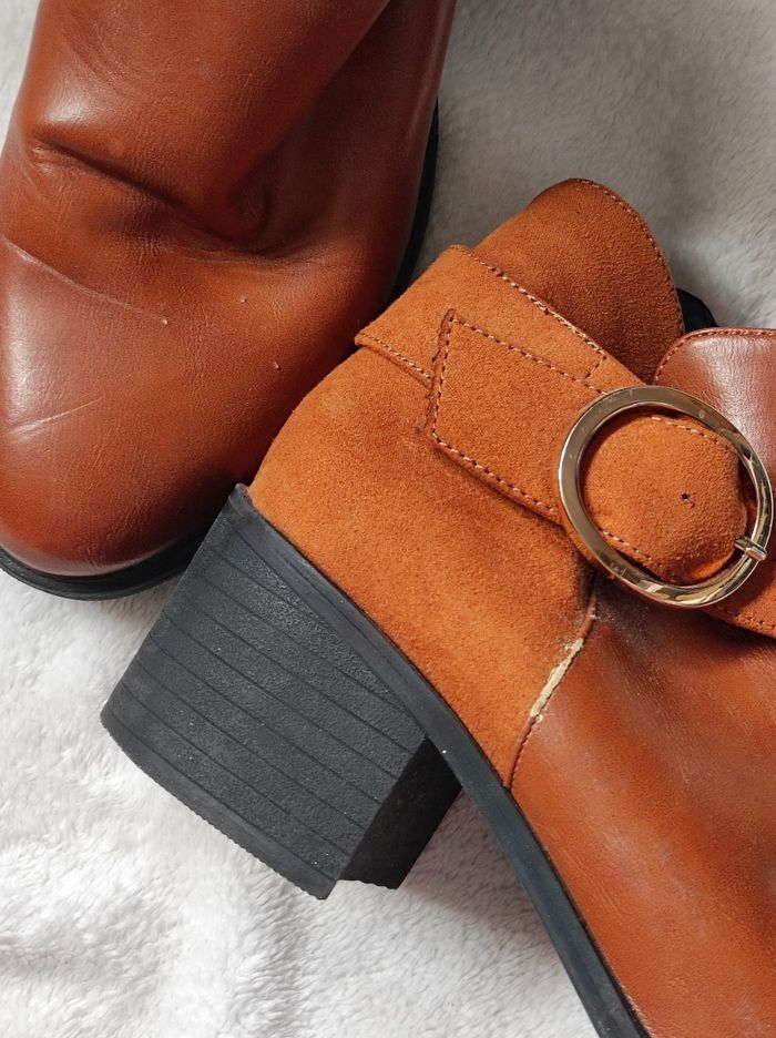 Bottines couleur camel taille 41 - photo numéro 9