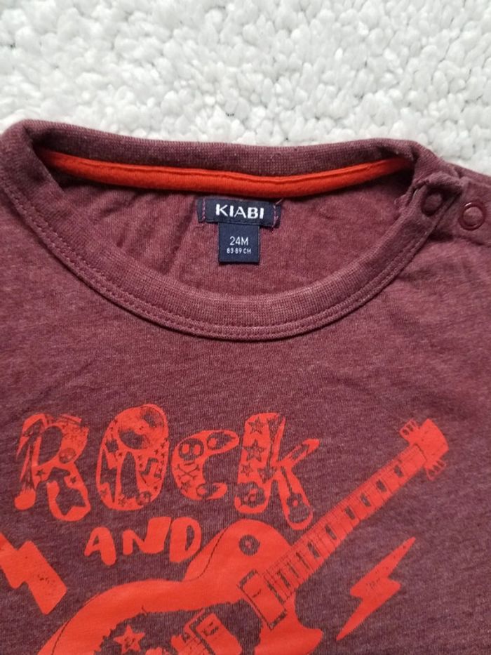 T-shirt taille 2 ans très bon état Kiabi - photo numéro 2