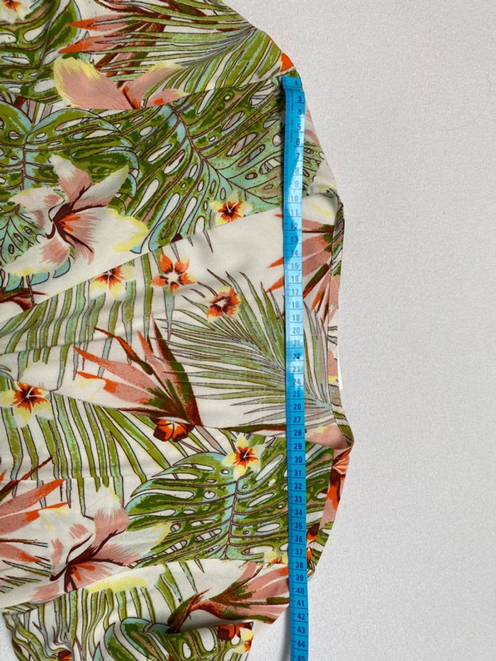 Robe S  mi longue  Imprimé feuillage - photo numéro 5