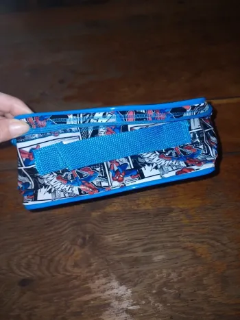 Trousse de toilette transparente spiderman