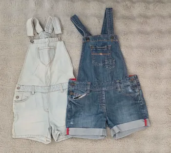2 salopette short 12ans