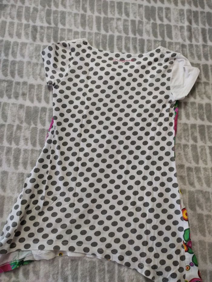 Tunique tee-shirt sans manches multicolore Desigual taille 8 ans - photo numéro 6