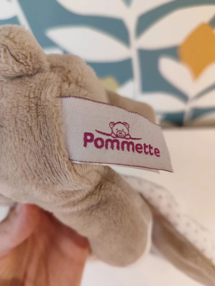 Doudou plat ourson ma petite étoile pommette - photo numéro 4