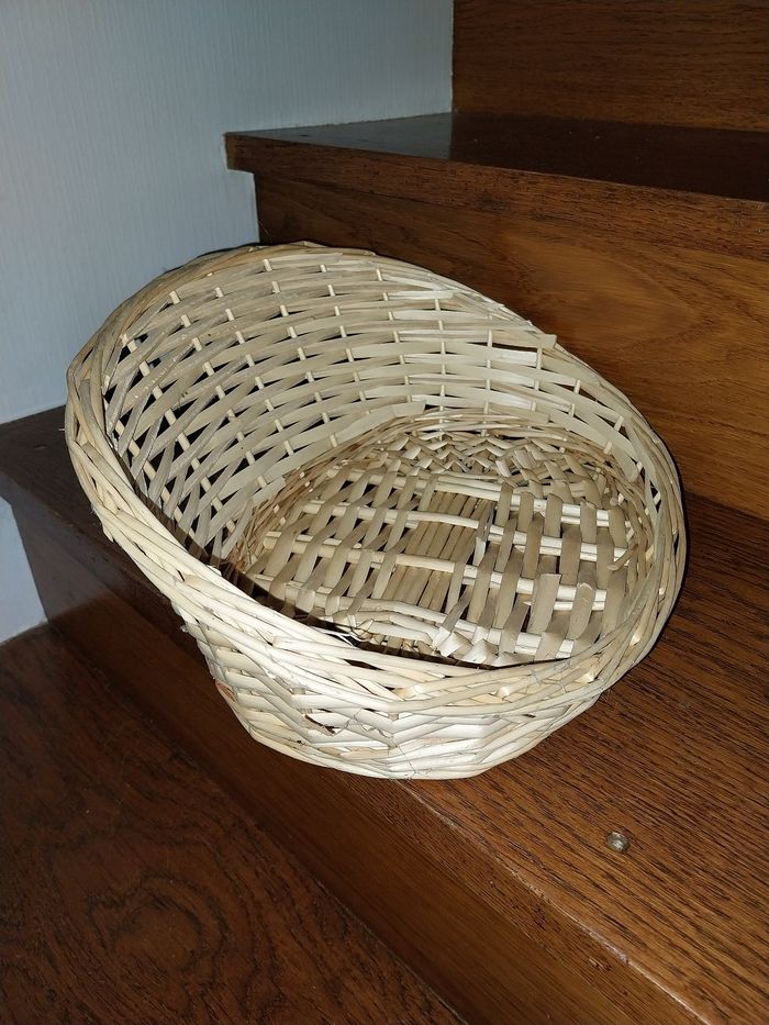 Corbeille panier rotin