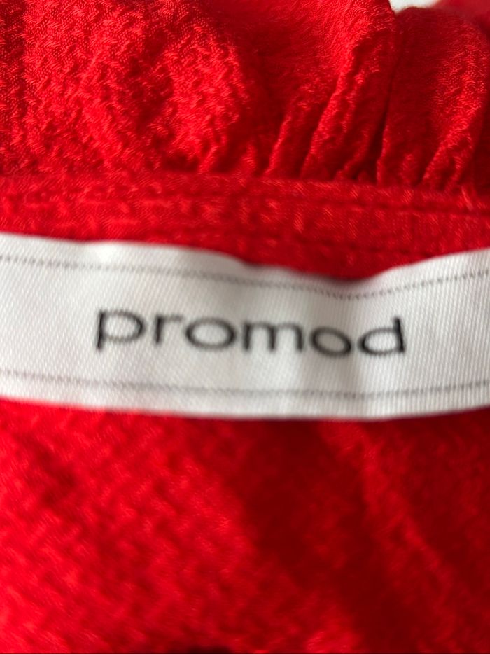 Blouse Promod rouge taille 44 - photo numéro 5