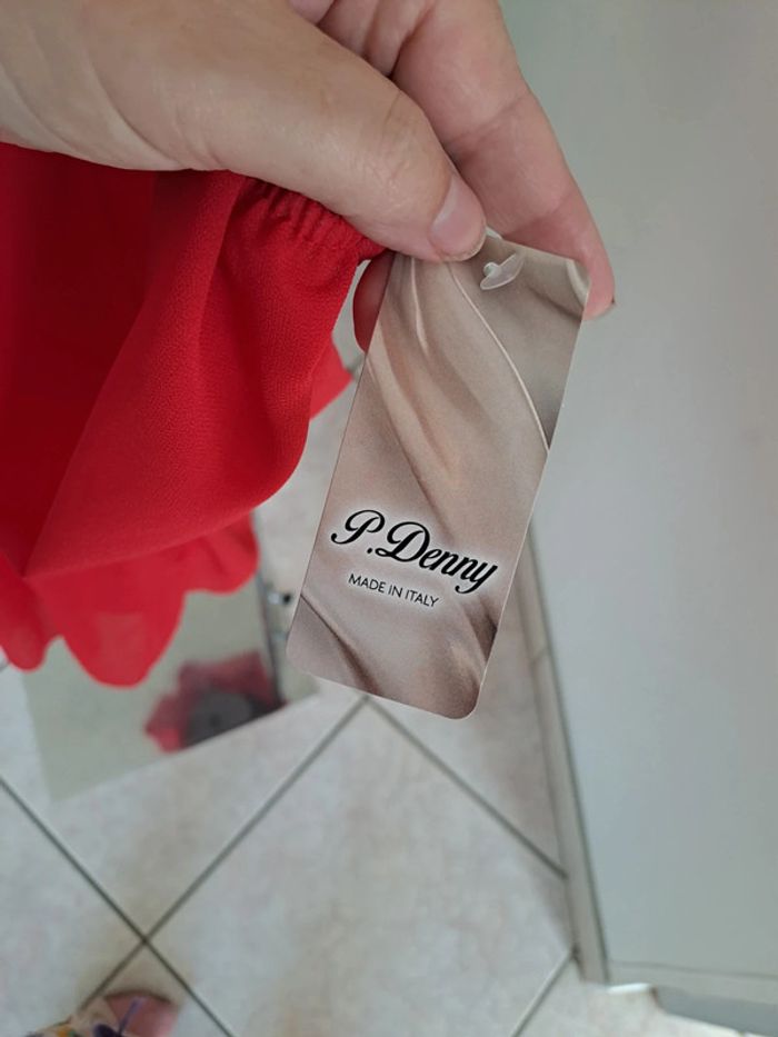 Robe plissée rouge - photo numéro 3