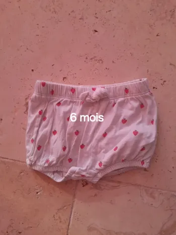 Short fille 6mois