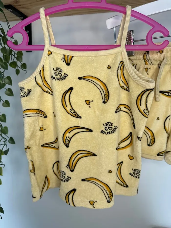 Ensemble Zara banane 92cm - photo numéro 2