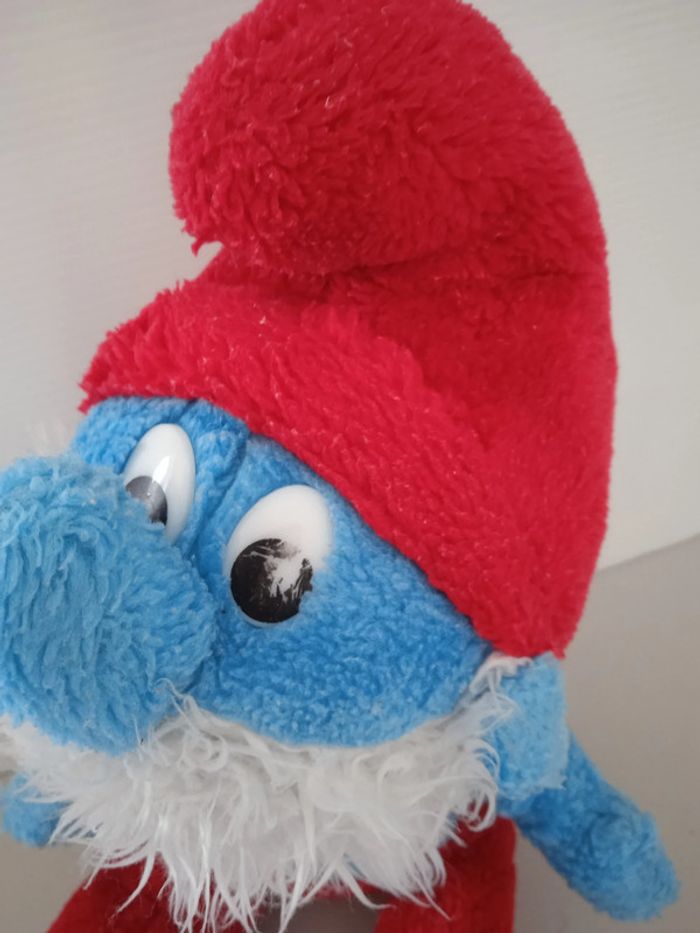 vintage peluche peyo grand schtroumpfs 1983 - photo numéro 3