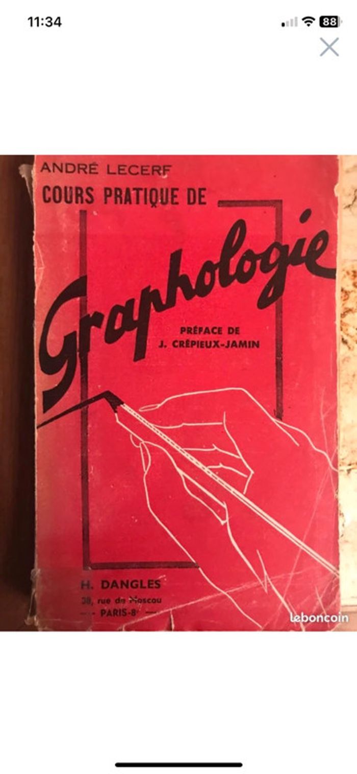 Cours pratique de graphologie