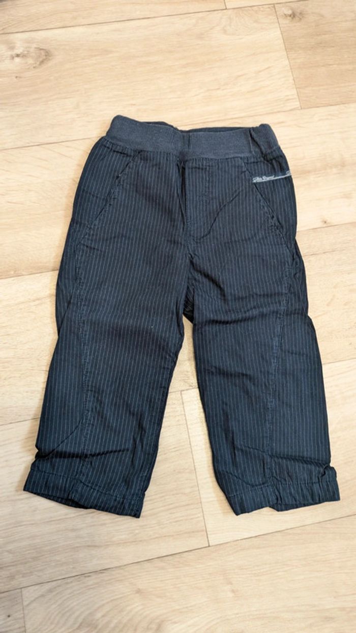 Pantalon Marine doublé 18 mois