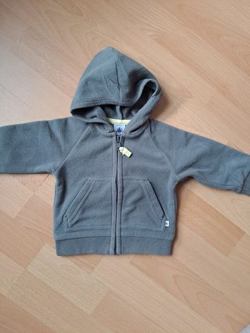 Gilet molletonné zippé 6mois #petitbateau