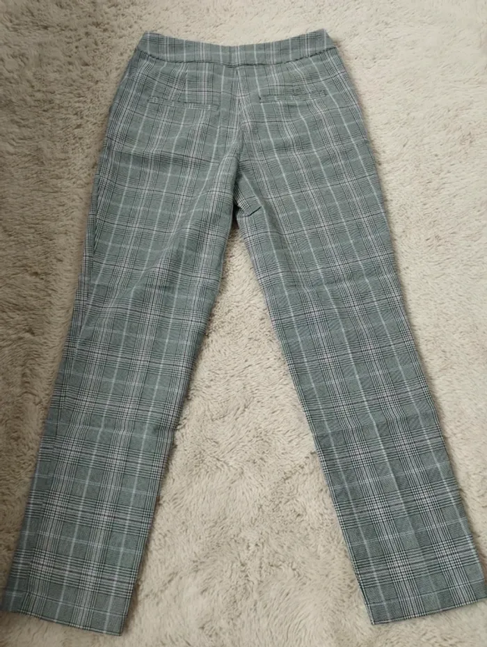 Pantalon droit à carreaux cache cache 36 - photo numéro 2