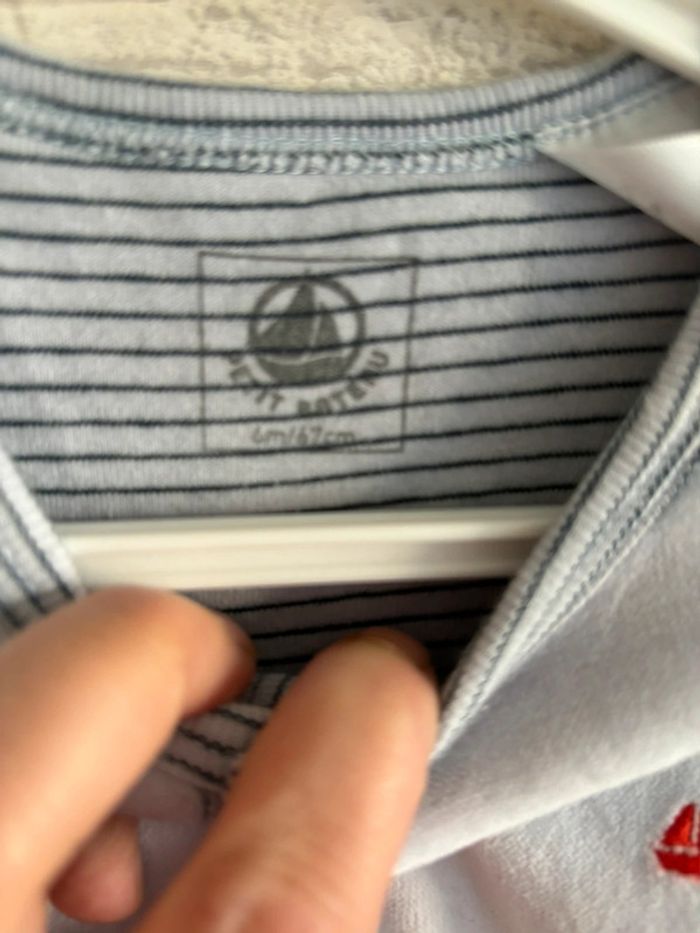 Veste petit bateau taille 6 mois - photo numéro 2
