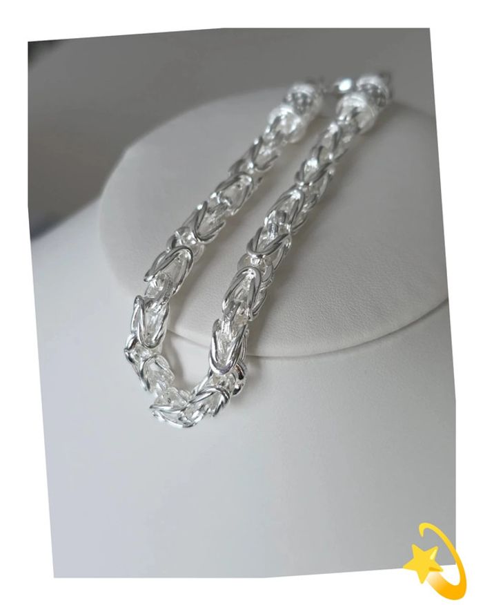 Bracelet maille royale 21cm - photo numéro 6