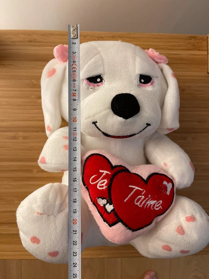 peluche chien câlin - photo numéro 3