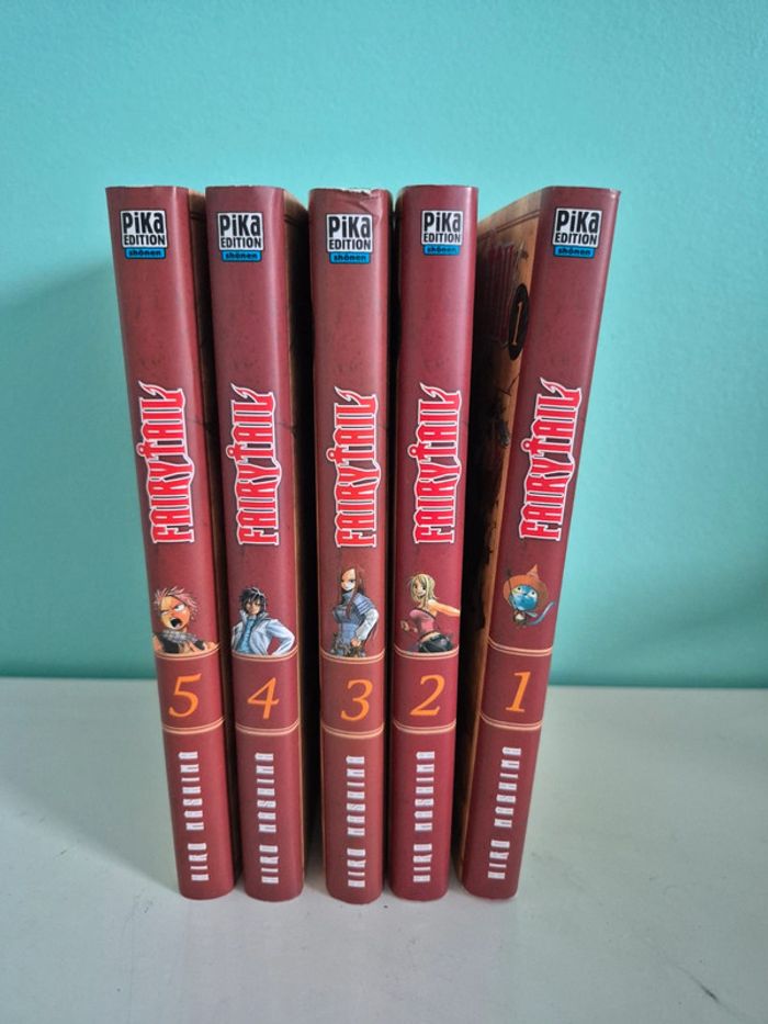 Lot de 5 Mangas Fairy Tail