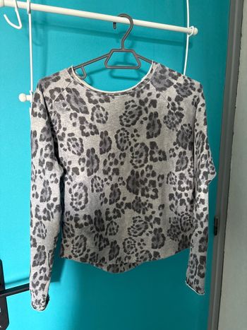 Pull motif léopard T M