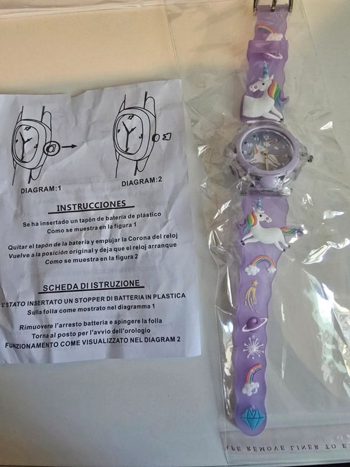 Montre licorne