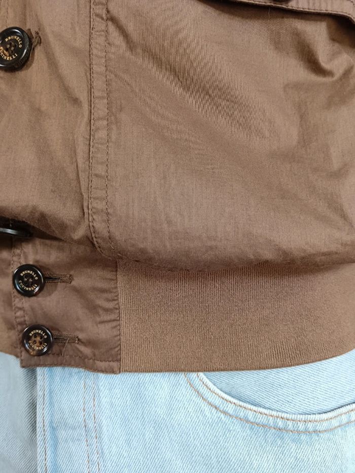 Brunello Cucinelli | Bombers fin marron | t. M - photo numéro 9