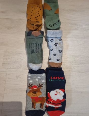 Lot 6 chaussettes 17-18
