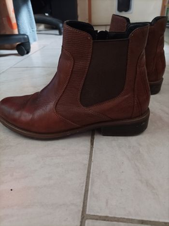 Bottines cuir