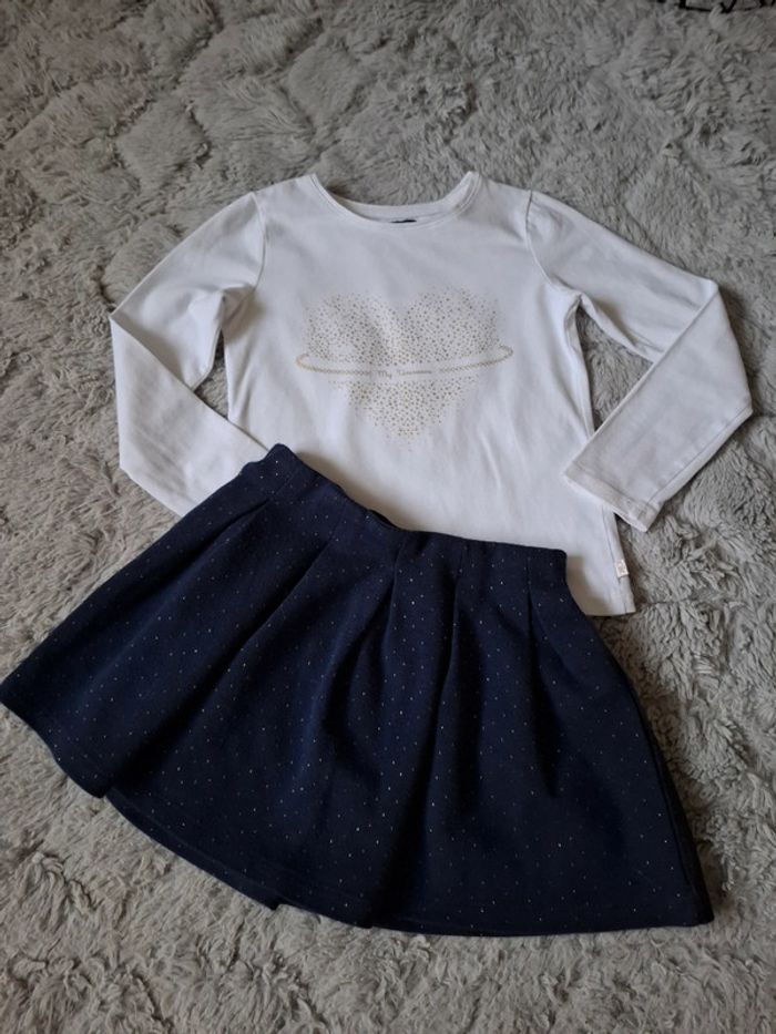 Magnifique ensemble jupe et haut 6 ans 🌺 okaidi / kiabi 🌺 excellent état