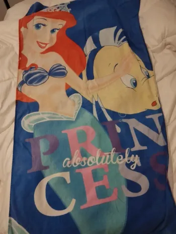 Serviette de plage la petite sirène