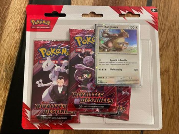 Tripack Pokémon Rivalités Destinées EV10 Kangourex FR Neuf