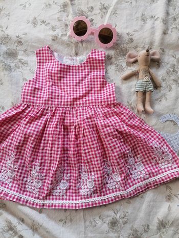 Robe vichy 6mois