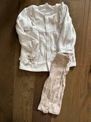 Tenue 2 pièces tunique legging Petit béguin Costa Rica tbe 9 mois