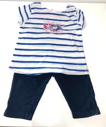 T-shirt legging fille Weekend à la Mer