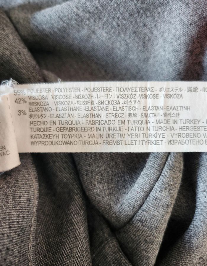 Robe grise mi-saison manches courtes 5 ans - photo numéro 4