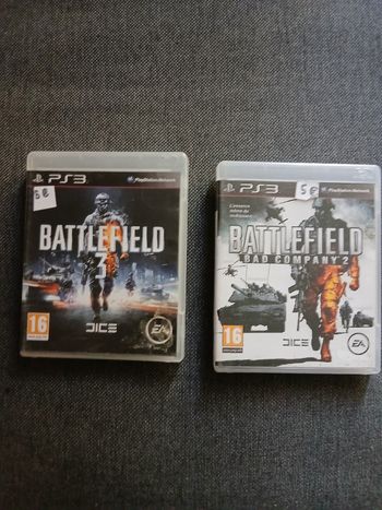 Lot de deux jeux vidéo ps3