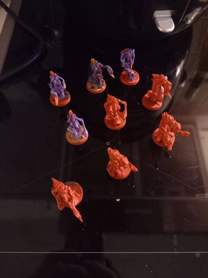 9 metal flamers of tzeentch chaos demons warhammer 40k fantasy battle tow