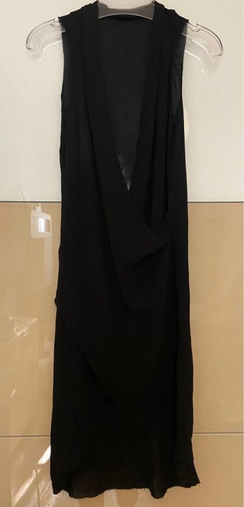 Robe noire transparente S