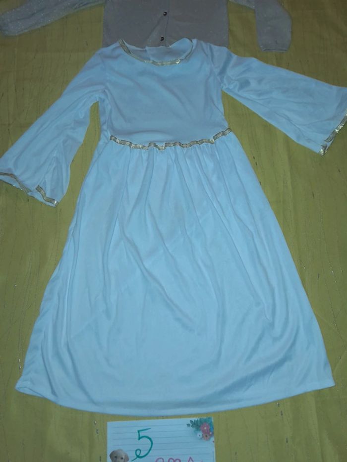 Robe de princesse Déguisement 5/6 ans blanche - photo numéro 2