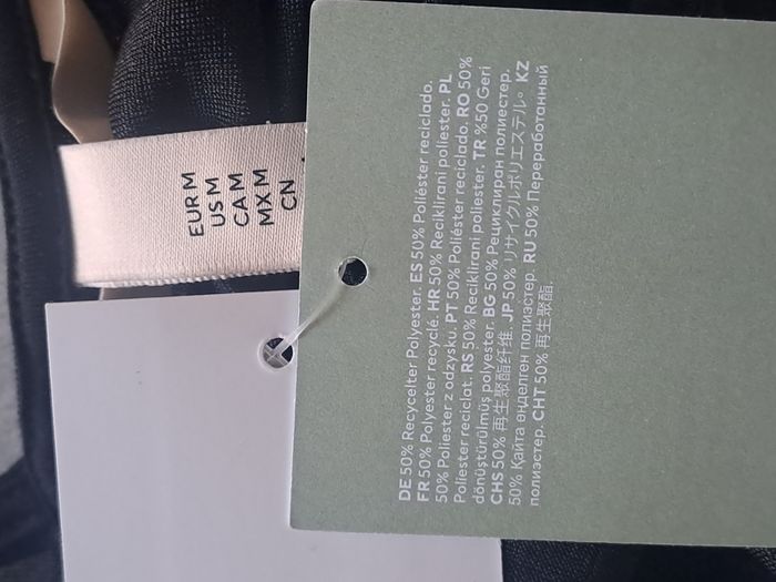 Top Asymétrique noir Neuf H&M Taille M - photo numéro 8