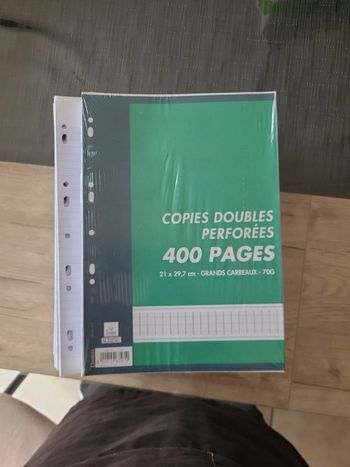 Gros lot feuilles doubles