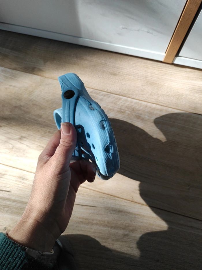 Sabot bleu clair - photo numéro 4