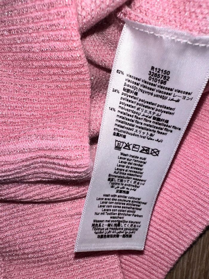 Robe débardeur en tricot métallisé à logo MK - photo numéro 3