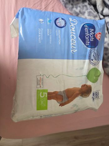 Couches mots d'enfants taille 5 