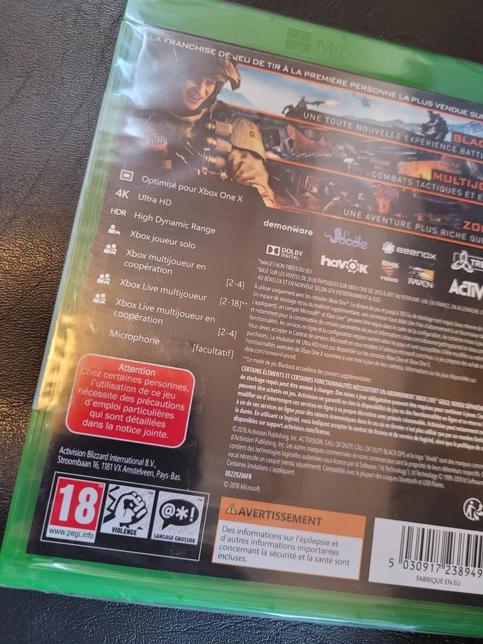 Jeux xbox one sous blister - photo numéro 4