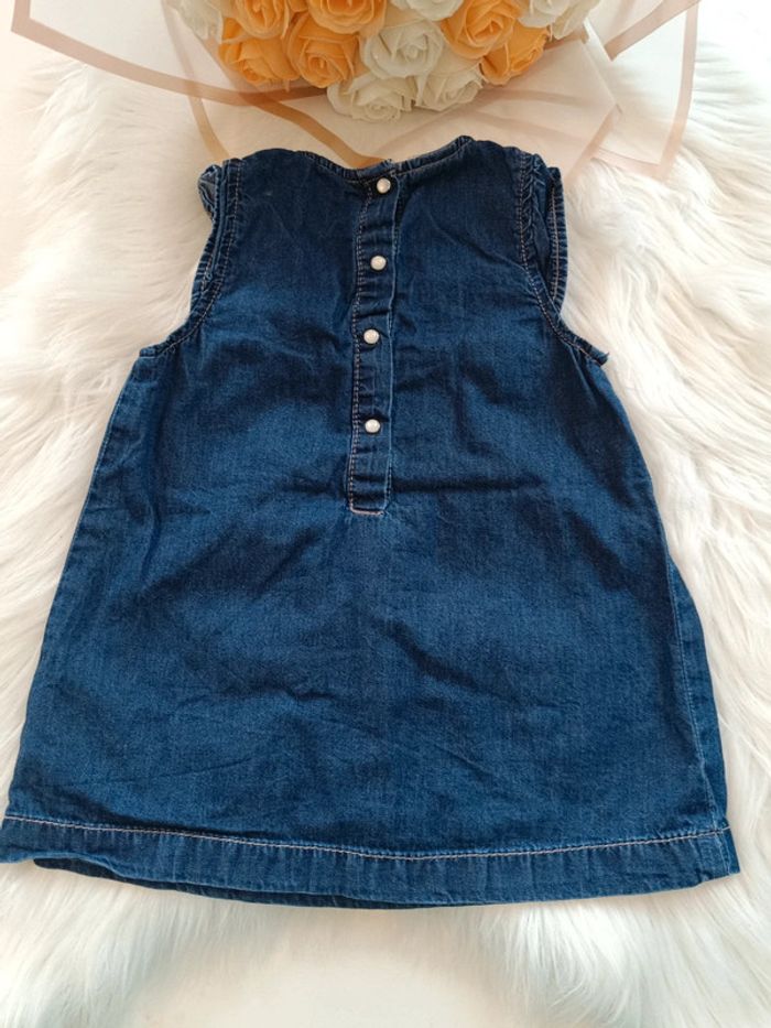 Robe en jean bébé fille - photo numéro 3