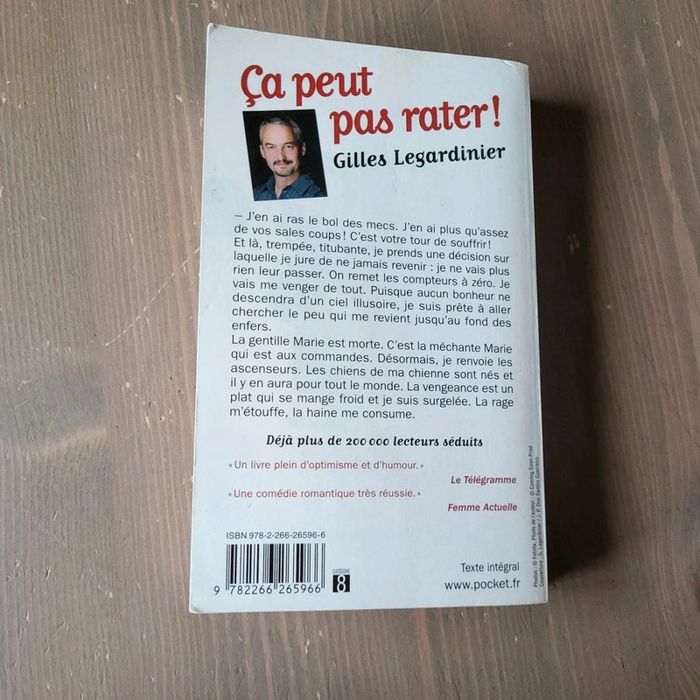 Livre Ça peut pas rater ! - Gilles Legardinier - format poche - photo numéro 3