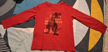 Tee-shirt manches longues Dino In Extenso 5 ans